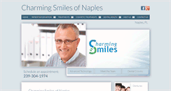 Desktop Screenshot of charmingsmilesofnaples.com